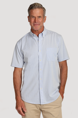 True Grit Men's Stretch Knit Seersucker Shirt
