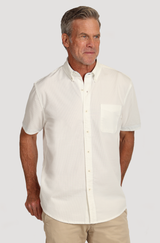 True Grit Men's Stretch Knit Seersucker Shirt