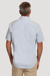 True Grit Men's Stretch Knit Seersucker Shirt