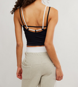 FP Movement All Clear Coastline Cami Black Combo back view