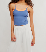 FP Movement All Clear Coastline Cami Blue Ash Combo front view
