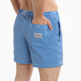 Party Pants Men's 5" Striped Party Starter Lined Swim Shorts