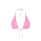 Kulani Kinis Sugar Sprinkle Bind Halter Bikini Top flat back view