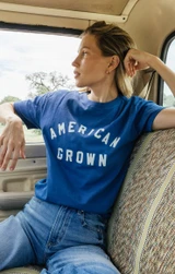 Z Supply American Boyfriend Tee GT262891 TNV Americana colorway