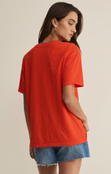 Z Supply Women's Sweetheart Boyfriend Tee GT262890 LYC back