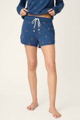 PJ Salvage Women's Star Spangled Cherry Print Shorts