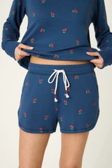 PJ Salvage Women's Star Spangled Cherry Print Shorts