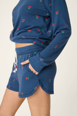 PJ Salvage Women's Star Spangled Cherry Print Shorts