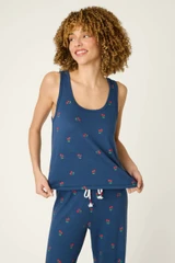 PJ Salvage Women's Star Spangled Summer Cherry Tank Top