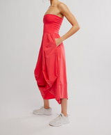 FP Movement Way Back Convertible One Piece Grapefruit side view