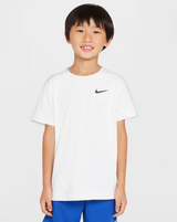 Nike Little Kids' Dri-FIT Legend Tee White front