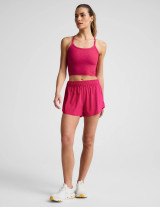 Beyond Yoga Women's Solemate 2.5" Shorts in Berry Red Heather