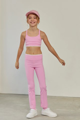 Parfum de Fit Girls' Parfum CrossMotion Bra in Petal Pink
