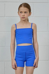 Parfum de Fit Girls' SoftStretch Seamless Set in Royal Blue