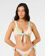 Rip Curl Women's Catalina Island Tie Front Crop Bikini Top