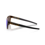 Oakley Men's Actuator Polarized Sunglasses in brown tortoise with Prizm Sapphire lenses, side view