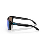 Oakley Men's Holbrook XL Sunglasses in polished black with Prizm Sapphire lenses, side view