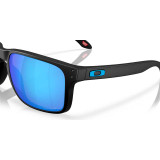 Oakley Men's Holbrook XXL sunglasses in matte black with Prizm Sapphire lenses