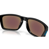 Oakley Men's Holbrook XXL sunglasses in matte black with Prizm Sapphire lenses
