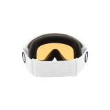 Oakley Men's O-Frame 2.0 PRO S Snow Goggles in matte white with persimmon lens