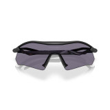 Oakley Men's Radar EV Sunglasses in matte black with Prizm grey lenses, back view