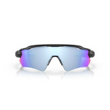 Oakley Men's Radar EV Path polarized sunglasses in matte black with Prizm Deep lenses