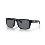 Oakley Men's Standard Issue Holbrook sunglasses in matte black with grey lenses