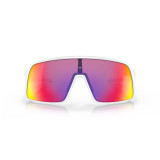 Oakley Men's Sutro sunglasses in matte white with Prizm Road lenses, front view