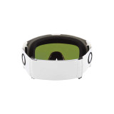 Oakley Men's Target Line M snow goggles in matte white with fire iridium lens