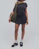 FP Movement Women's Hot Shot City Dress in black, angled view