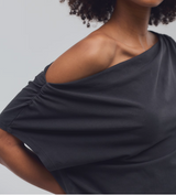 FP Movement Women's Hot Shot City Dress in black, angled side view