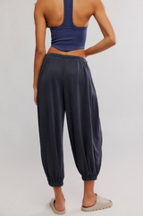 FP Movement Women's Momentum Pants in black, back view angle