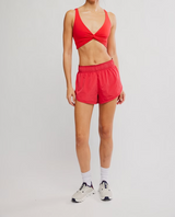 FP Movement Women's Now Or Never Shorts in grapefruit combo colorway