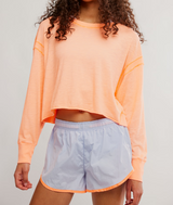 FP Movement Women's Now Or Never Shorts in Lunar Bloom front view