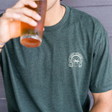 Texas Standard Men's Luck Is Earned Heritage Tee in front view