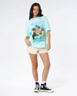 Rip Curl Women's 5 Star Heritage Tee light sea blue full
