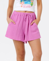 Rip Curl Women's Premium Surf Holiday Short purple pink front view