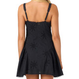 O'Neill Conor Sunshine Eyelet Dress black back