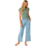 O'Neill Women's Sevie Denim Pants Drifter Back full length view