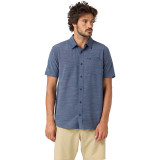 O'Neill Men's UPF Slub Solid Standard Shirt navy full view