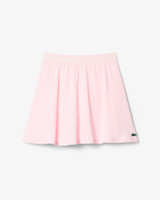 Lacoste Women's Sport Ultra Dry Stretch Piqué Skirt in Flamingo Pink
