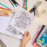 OMY Super Market Cozy Art Coloring Book