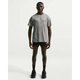 Nike Stride Dri-FIT ADV Running Tee Smoke Grey/Reflect Silver full front