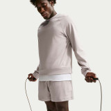 Nike Men's Primary NanoKnit 7" Performance Shorts in Moon Particle/College Grey, side view