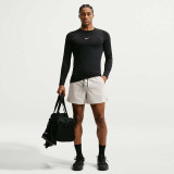 Nike Men's Unlimited Dri-FIT Shorts Lt Orewood Brown/Black front view