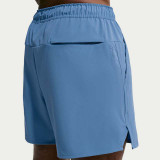 Nike Men's Unlimited Dri-FIT Shorts Indigo Storm/Black back detail