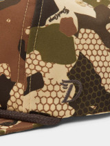 Duck Camp Black Lab Snapback Wetland Camo side view