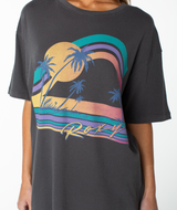 Roxy Women's Heatwave Tee Phantom Heatwave detail zoom