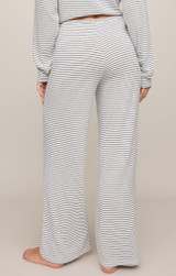 Z Supply Women's PJ Classic Stripe Pants Eclipse Full back view