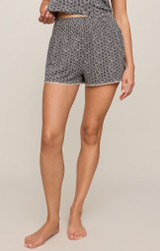 Z Supply Women's PJ Floral Dawn Shorts Dawn Eclipse Front